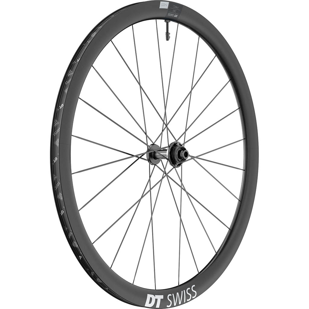 Dt Swiss Noir Roue Avant Arc 1400 Dicut 38Mm - Freinage Disque Cl Black