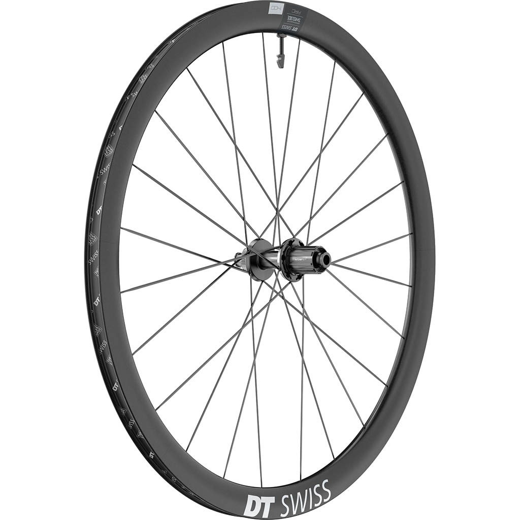 Dt Swiss Noir Roue Arriã¨Re Arc 1400 Dicut 38Mm Shimano 11S - Freinage Disque Cl Black