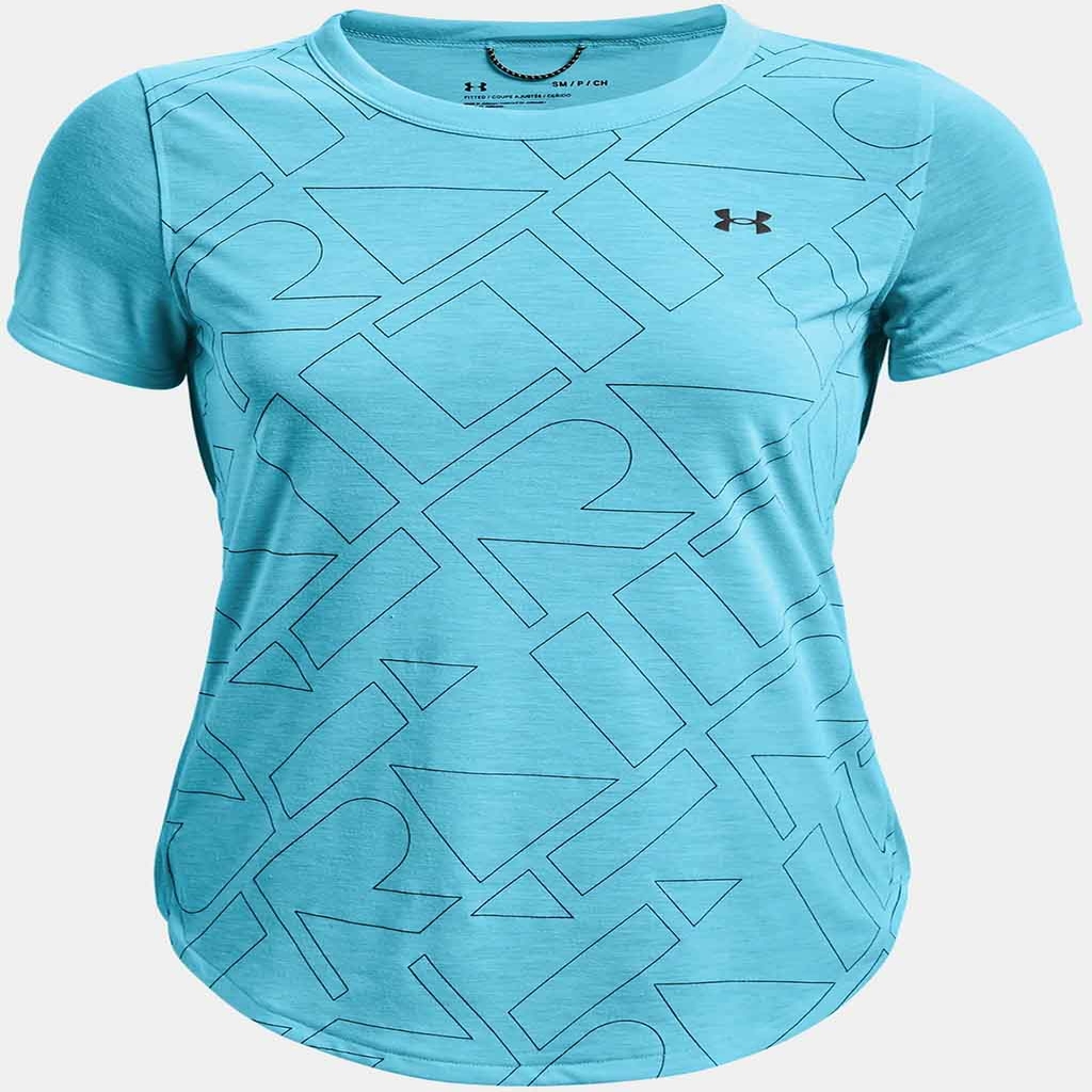 Under Armour Women's Turquoise Breeze 2 0 Trail Tee