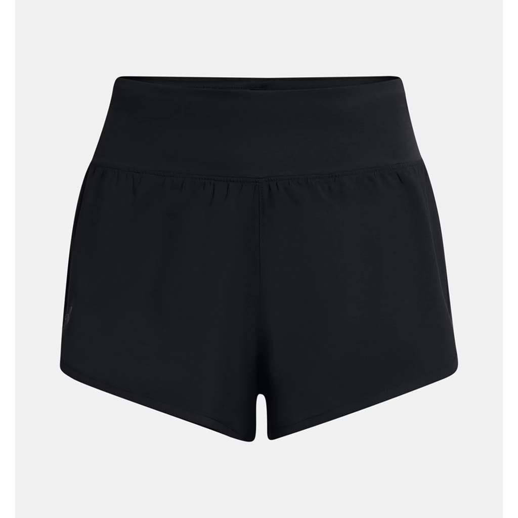 Under Armour Women's Noir Fly By Elite 3 Short Black