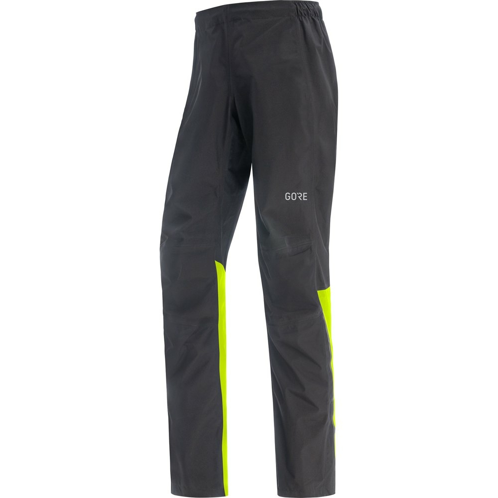 Gore Wear Men's Noir Gore-Tex Paclite Pant Black/Neon Yellow Man Black
