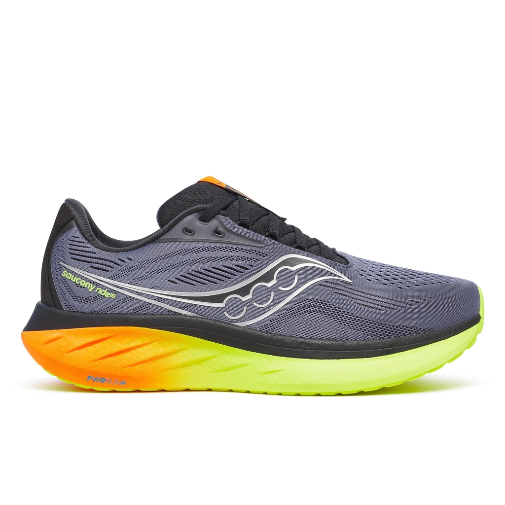 Saucony Gris Ride 18 Man Gray
