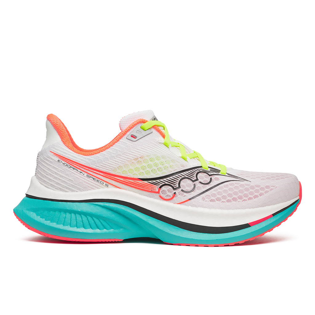 Saucony Blanc Endorphin Speed 5 Man White