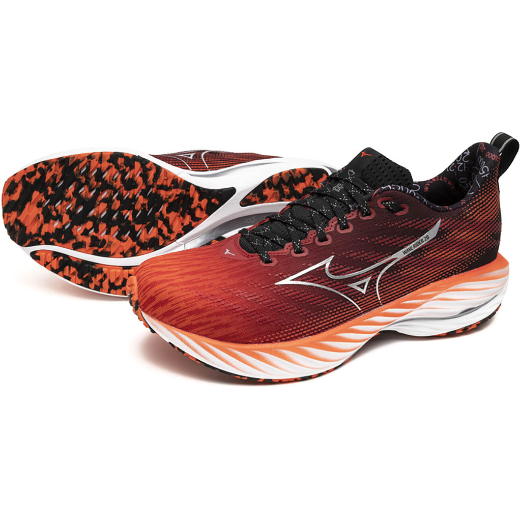 Mizuno Wave Rider 28 Ignition Rojo/Plata/Negro | LEPAPE