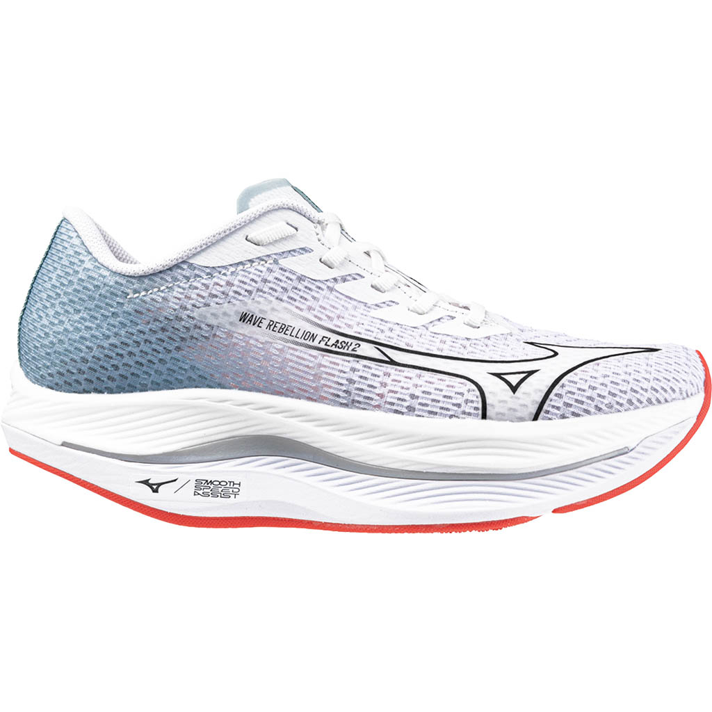 Mizuno Women's Blanc Wave Rebellion Flash 2 White