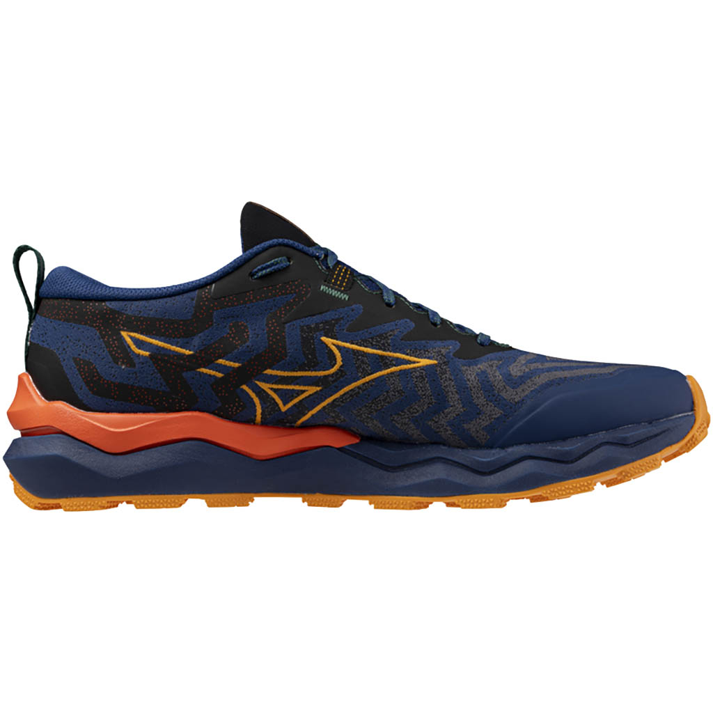 Mizuno Wave Daichi 8 Estate Blue/Apricot/Spicy Orange | LEPAPE