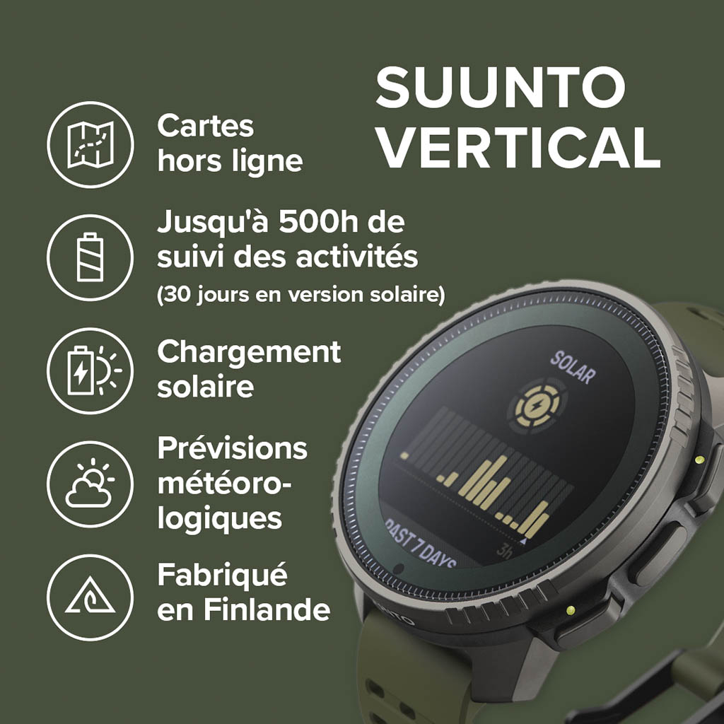 Suunto Suunto Vertical Titanium Solar Forest Green