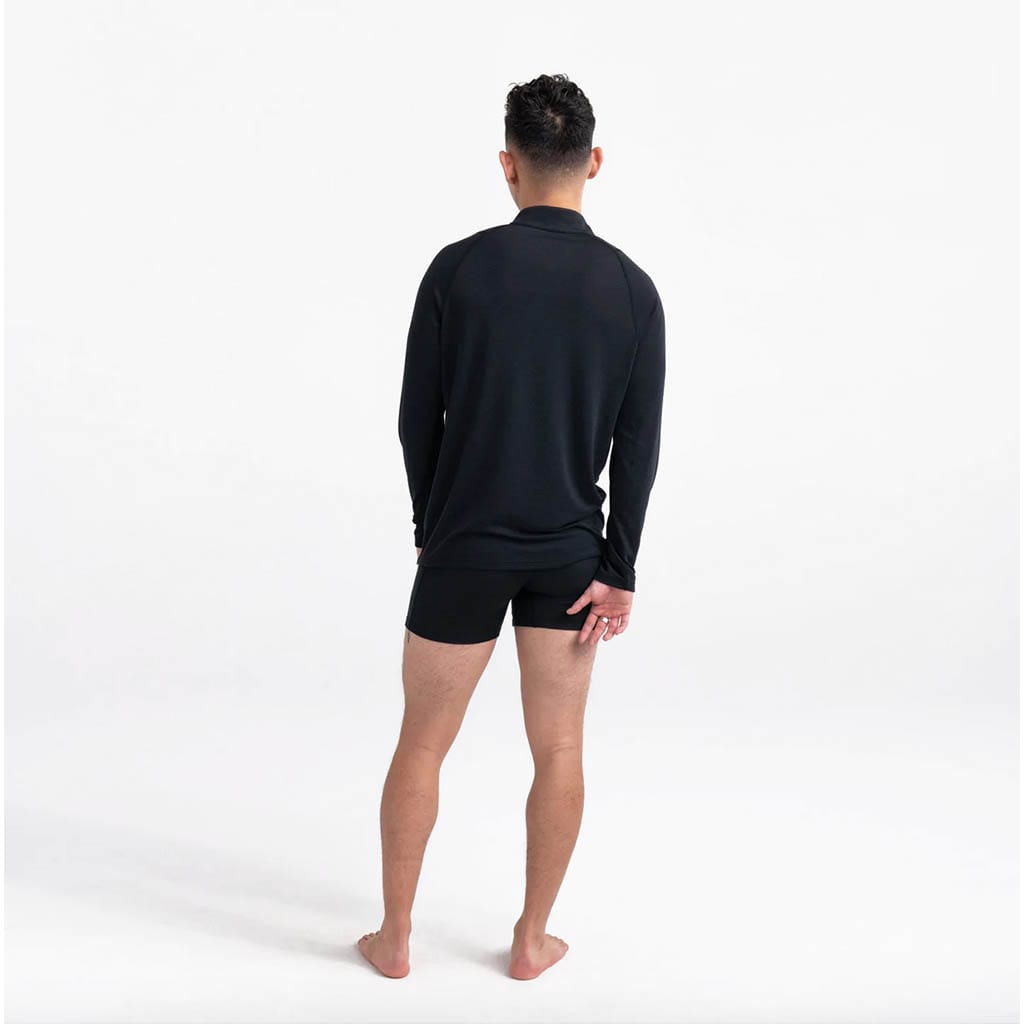 Saxx Roast Master Mid-Weight Boxer Brief Fly Black Lepape