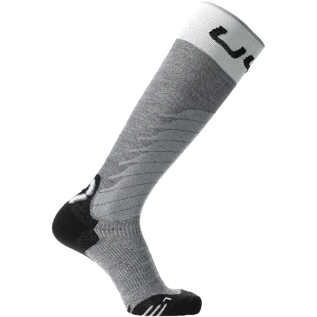 Uyn Women's Gris Chaussettes De Ski One Merino Gray