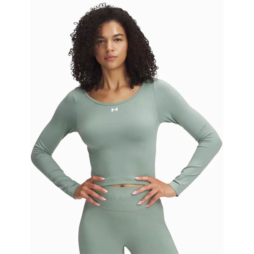 Under Armour Women's Vert Vanish Seamless Ls Green