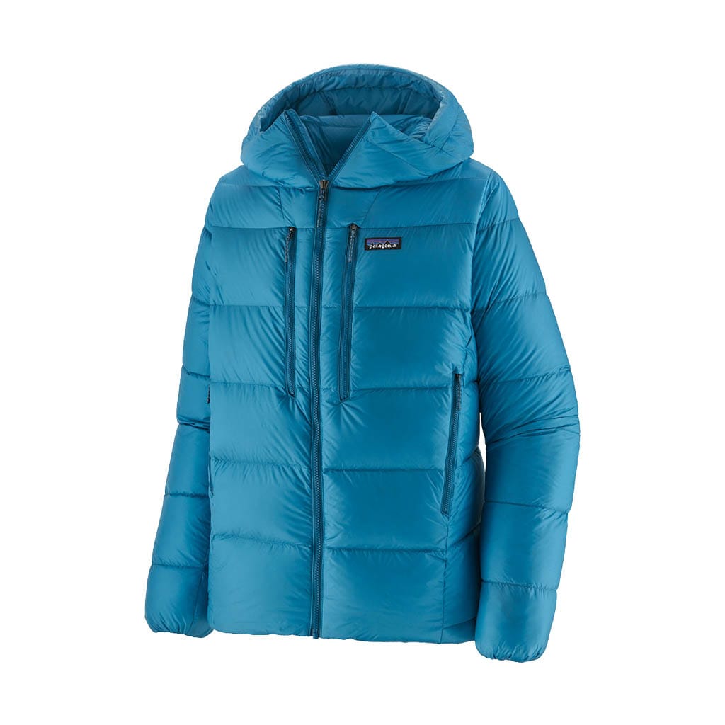 Patagonia Fitz Roy Down Hoodie Anacapa Blue Lepape - Main Image