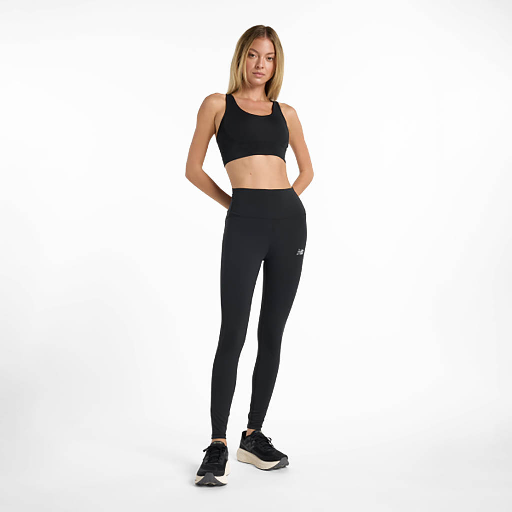 New Balance Women's Noir Nb Sleek High Rise Legging 27Â Black