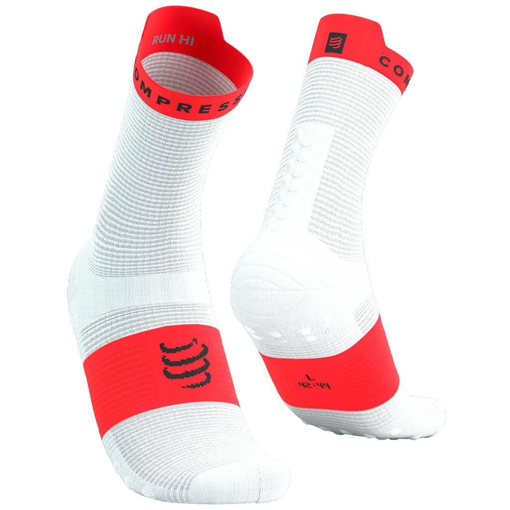 Compressport Blanc Pro Racing Socks V4.0 Run High White