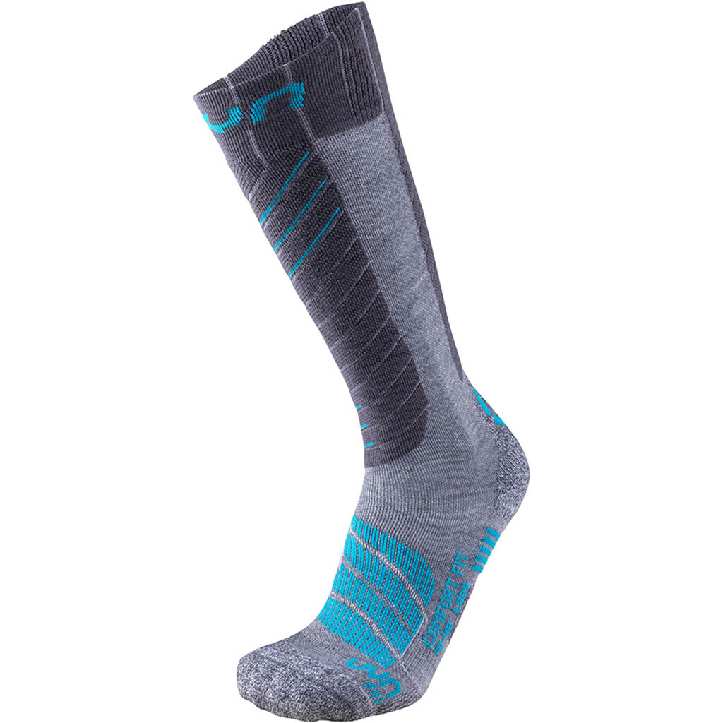 Uyn Women's Noir Chaussettes De Ski Comfort Fit Black