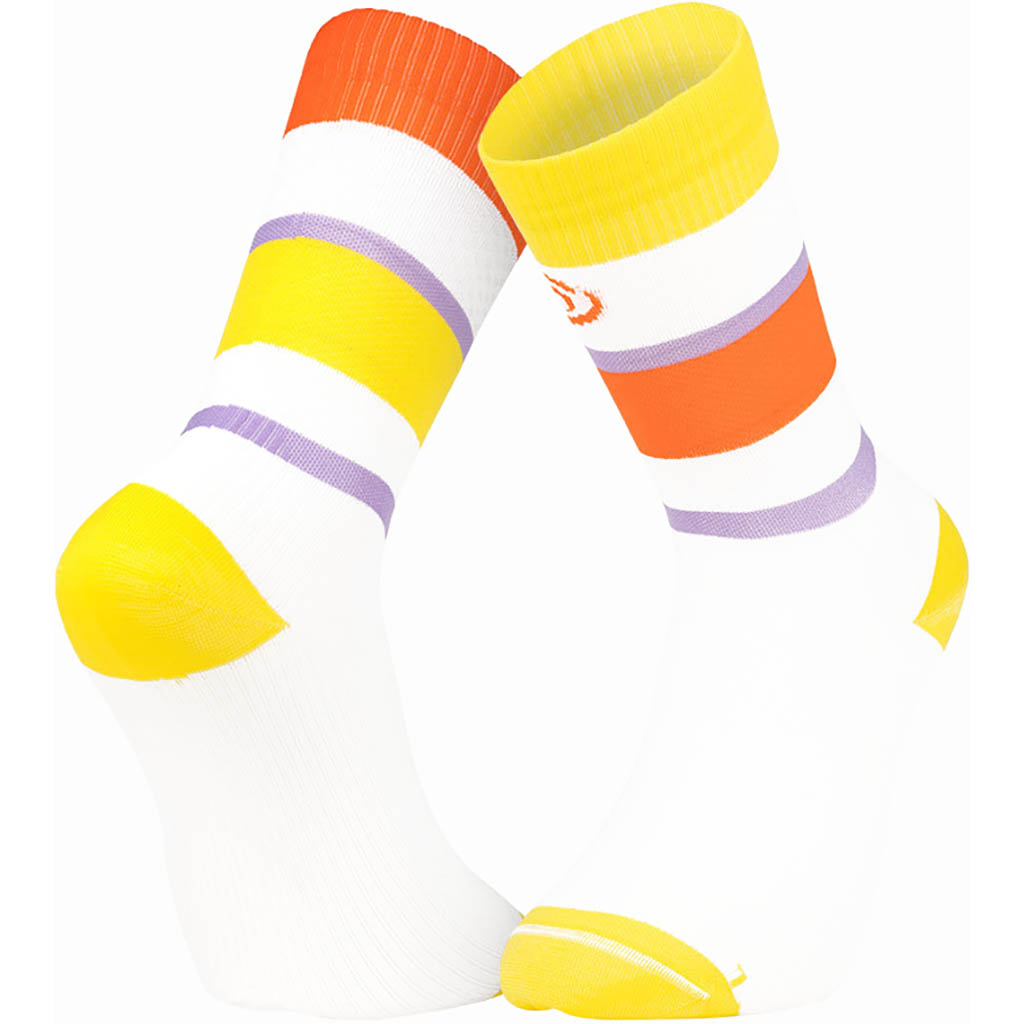 Bv Sport Orange Socquette Light Run ÂHauteâ Ibiza