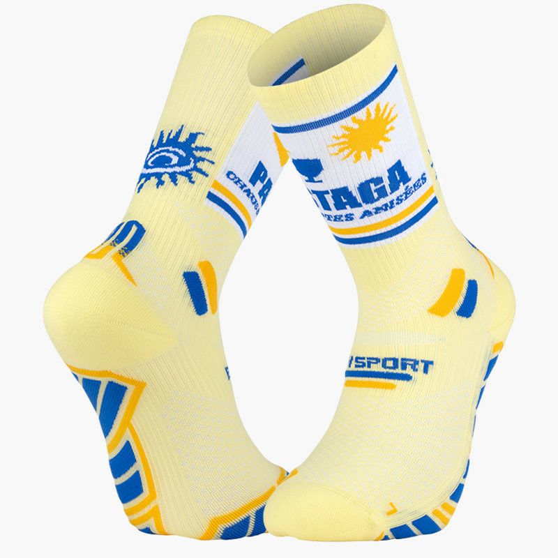 Lot De 2 Chaussettes De Yoga Balance Collection Grip, Blanc Et Bleu, Taille Unique Femme