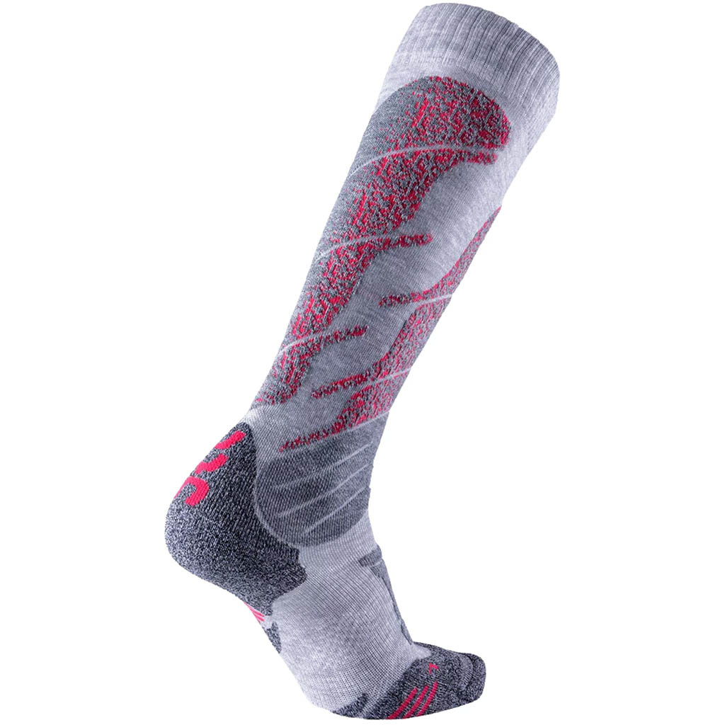 Uyn Women's Gris Chaussettes De Ski All Mountain Gray