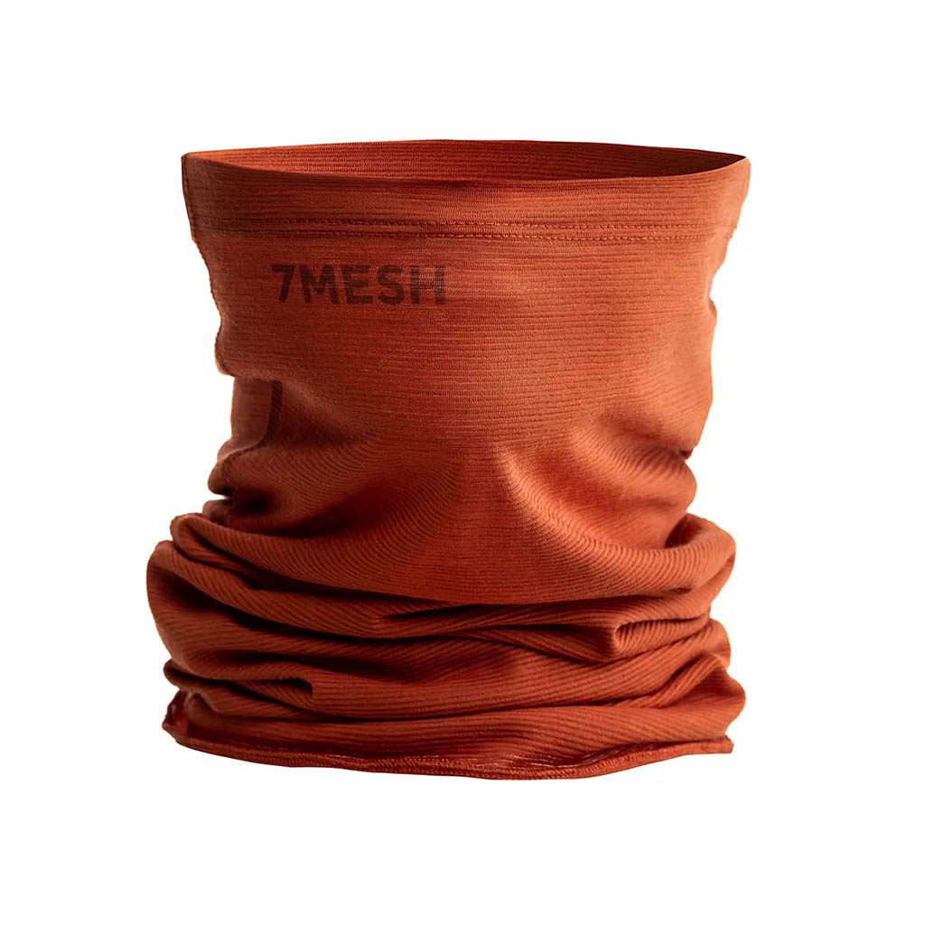 7Mesh Desperado Neck Warmer - Unisex Brickwork Homme Orange