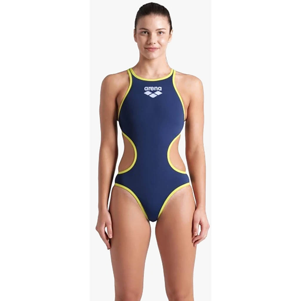 Arena Women's Bleu Maillot De Bain Une Piã¨Ce One Biglogo Blue