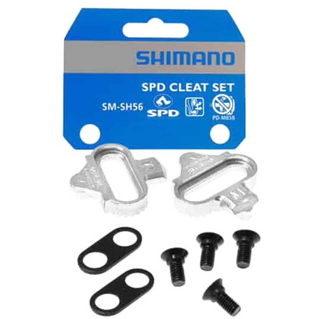 Shimano Argentã© Sm-Sh56 Cales Multidirectionnelles Silver