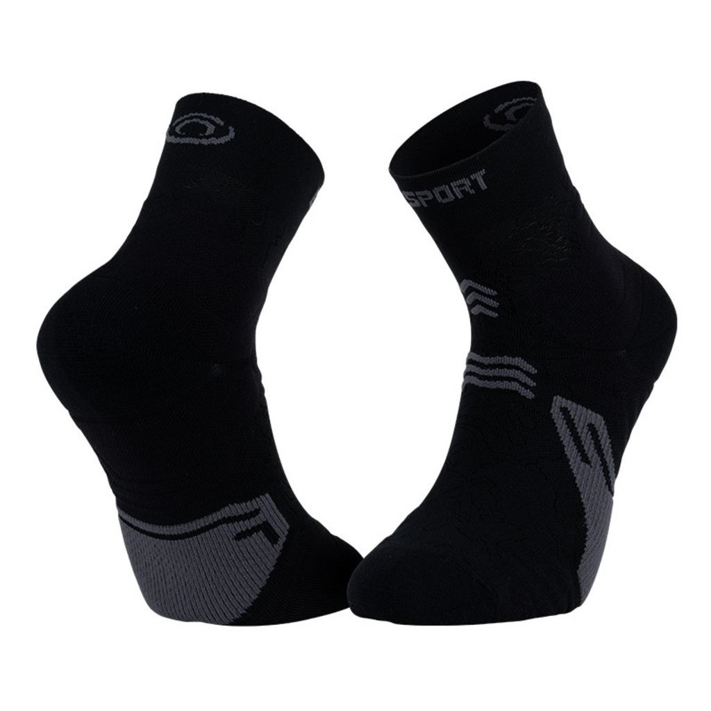 Bv Sport Noir Socquette Trek Gr Mid - Polyamide Black
