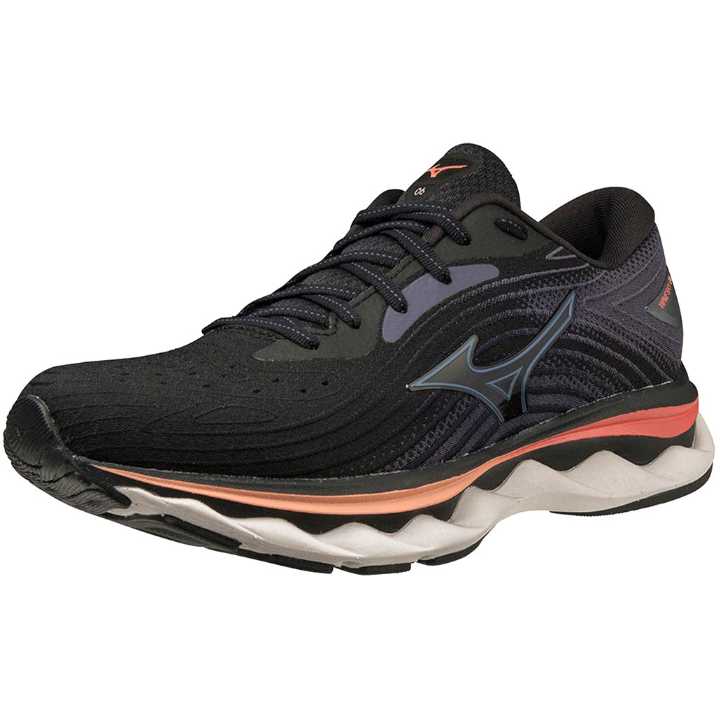 Mizuno Wave Sky 6 nere scarpe running da donna