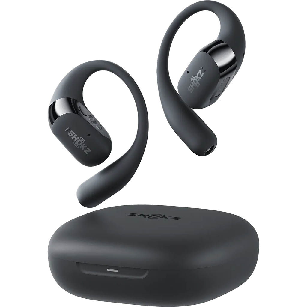 Shokz Noir Casque Bluetooth Openfit 2+ Black