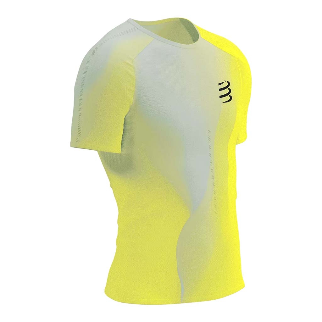 Compressport Jaune Performance Short Sleeve Tshirt Man Yellow