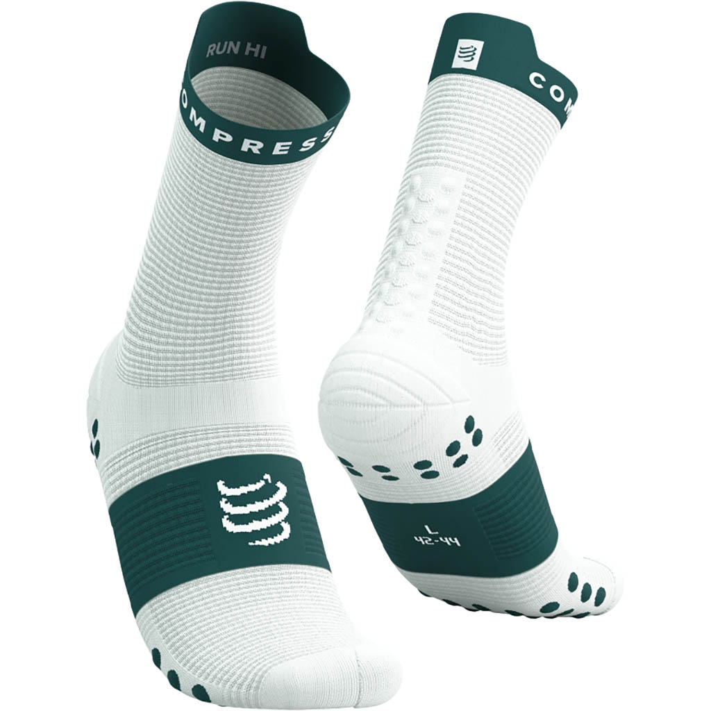 Compressport Blanc Pro Racing Socks V4.0 Run High White
