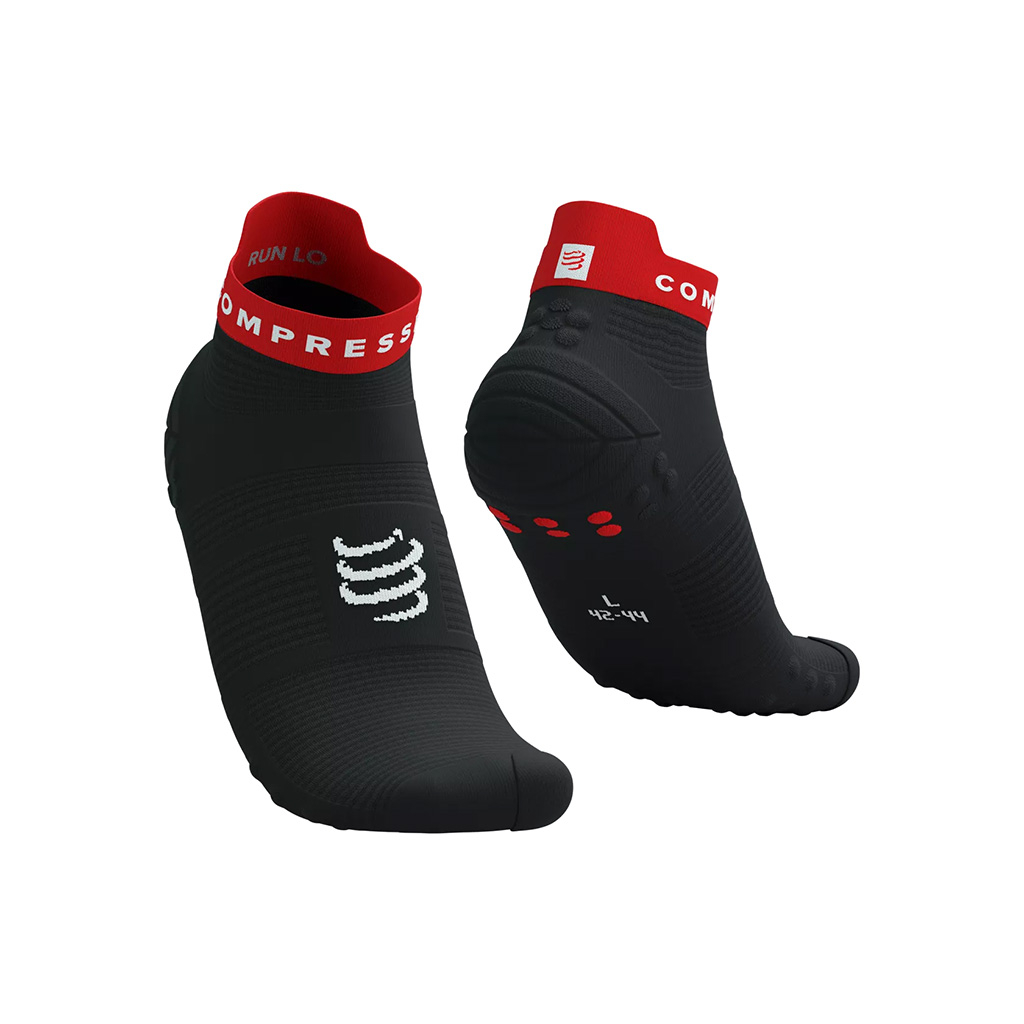Compressport Noir Pro Racing Socks V4.0 Run Low Black