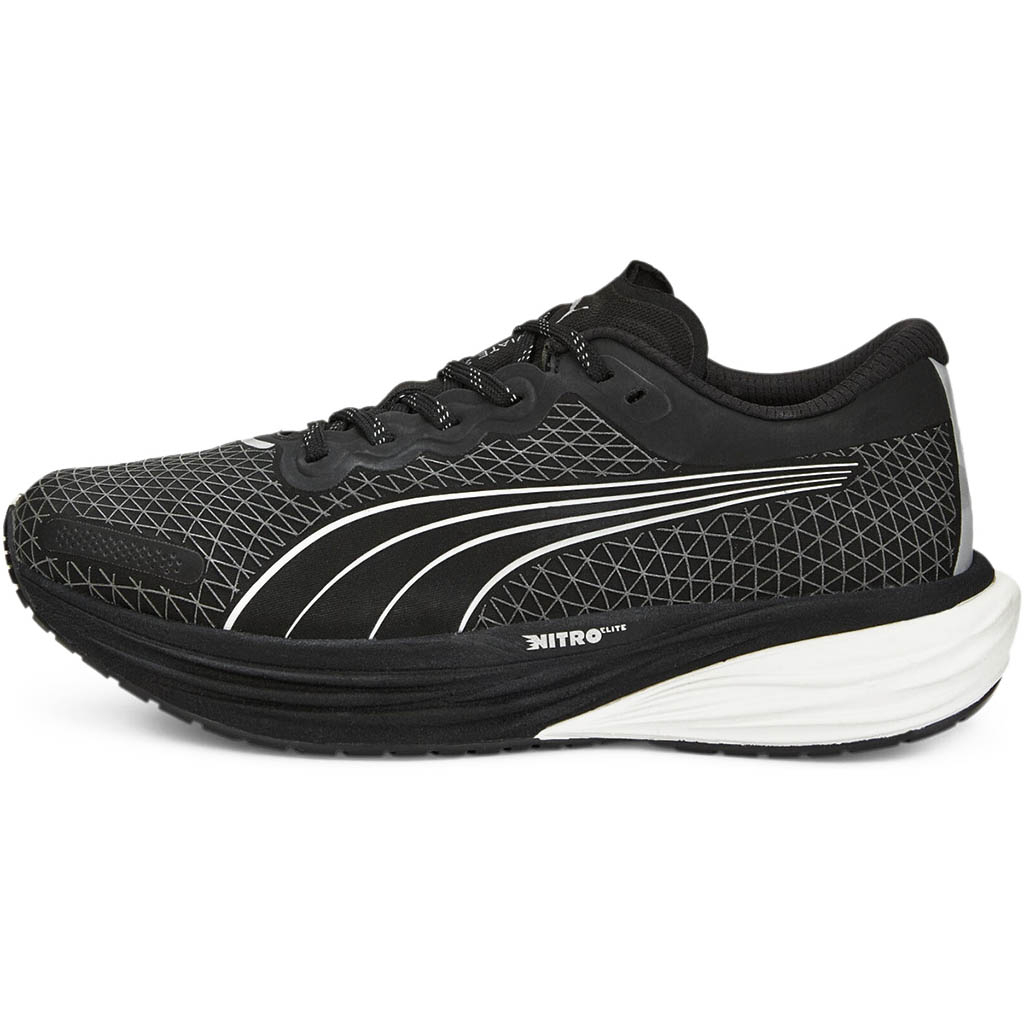 Puma nere con striscia argento online