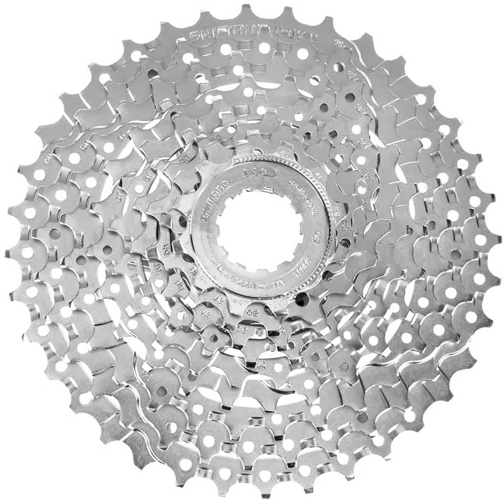 Shimano Argento Pignoni A Cassetta, (9-Velocità, 12-36) - Immagine 2