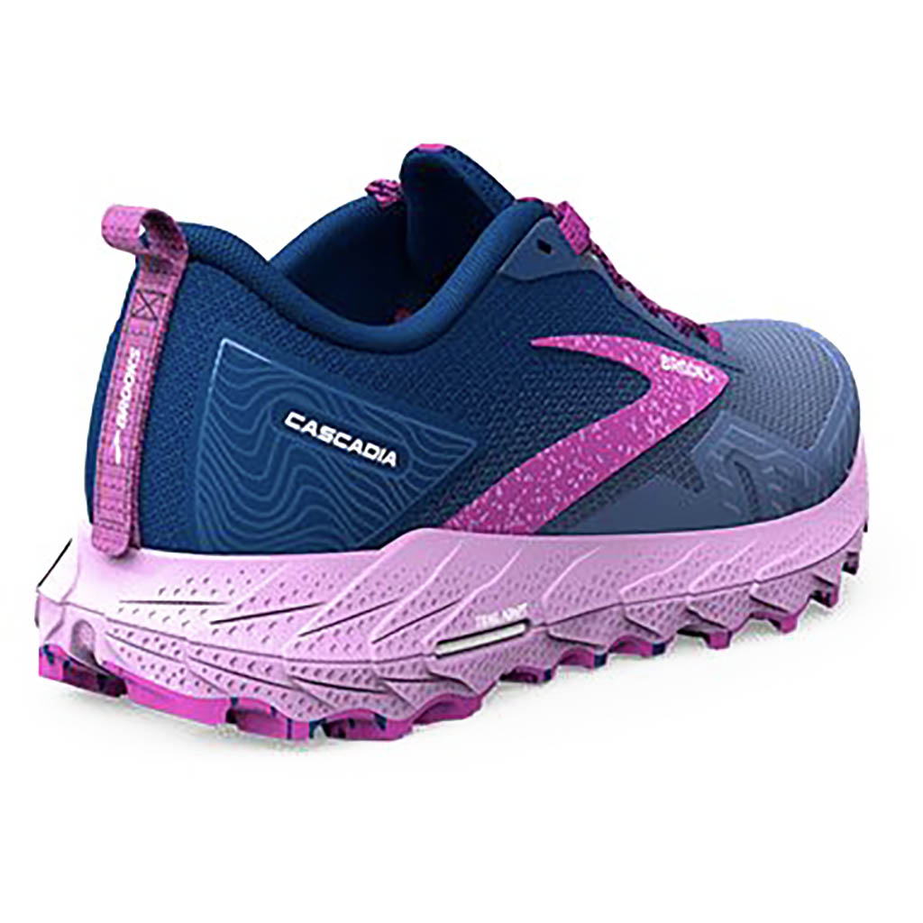 Brooks running Cascadia 17 Navy.Purple.Violet Lepape