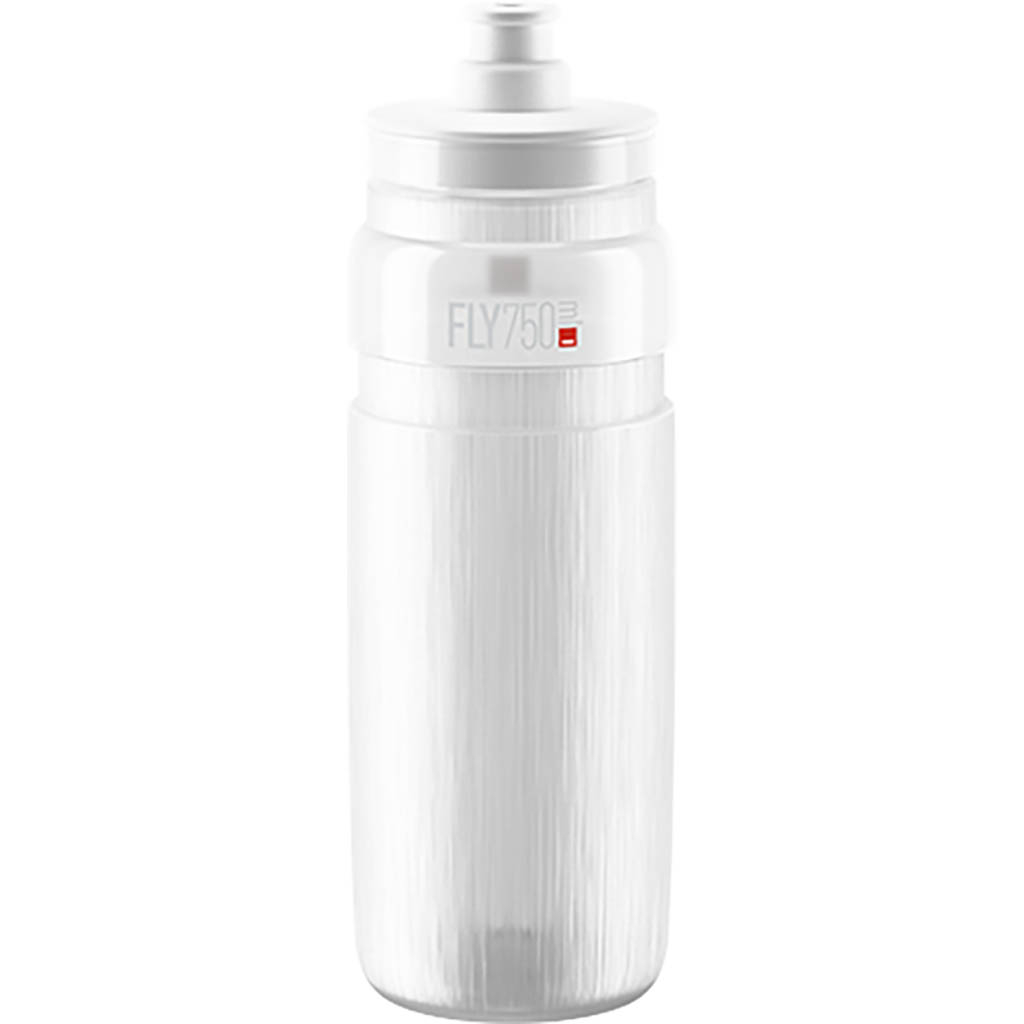 2 x Elite Fly Tex Bicycle Water Bottles - 750ml Clear (Ultra Lightweight / Race) - Image 7