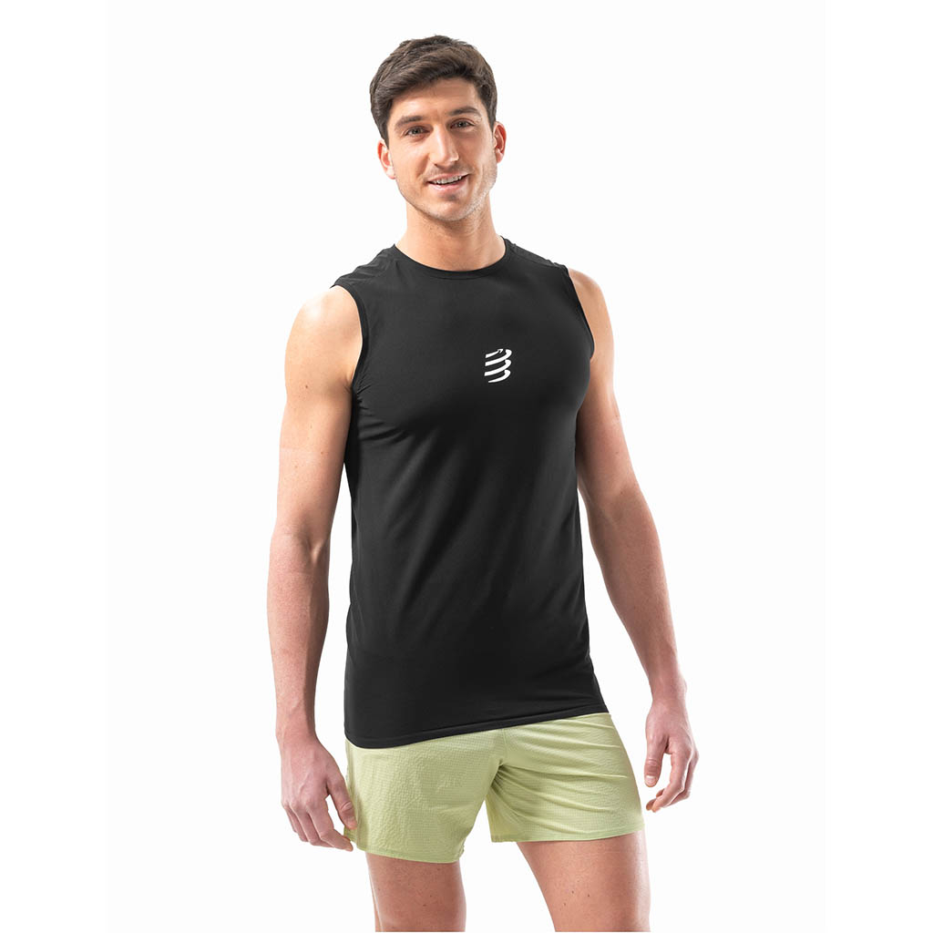 Compressport Noir Trail Racing Tank M Man Black