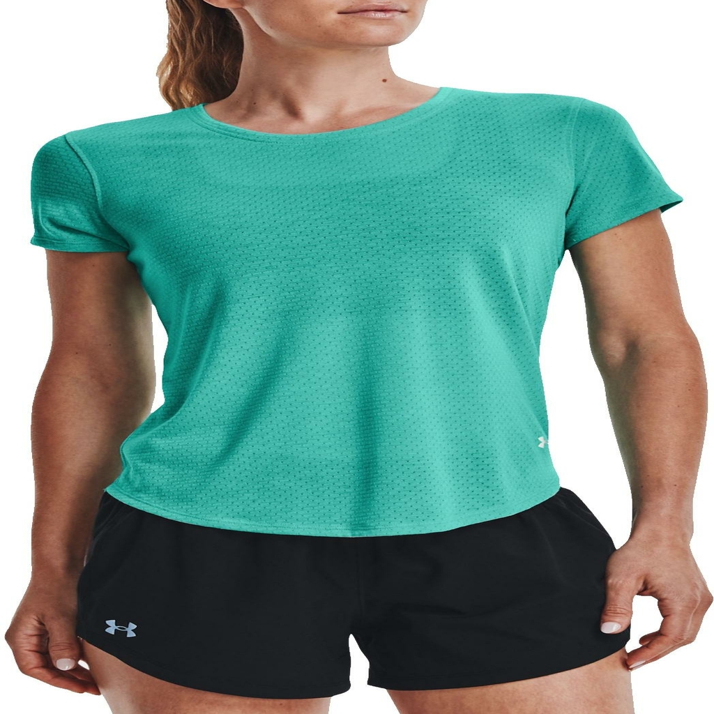 Under Armour Women's Turquoise Streaker Short Sleeve