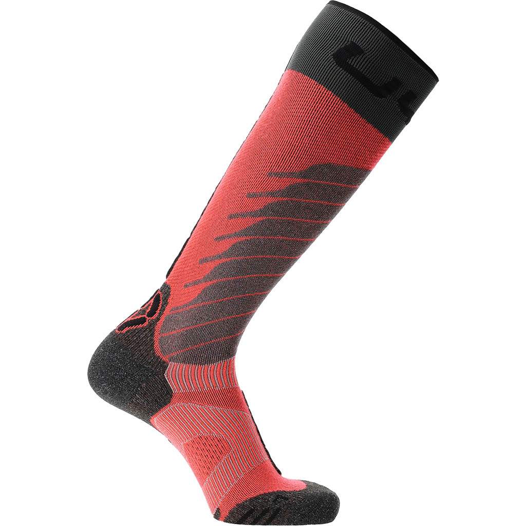 Uyn Women's Rose Chaussettes De Ski One Merino Pink