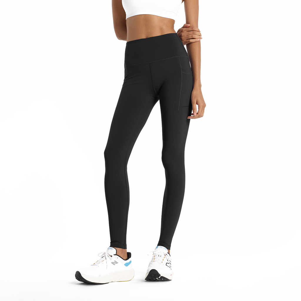 New Balance Women's Noir Sleek Pocket High Rise Legging 27Â Black