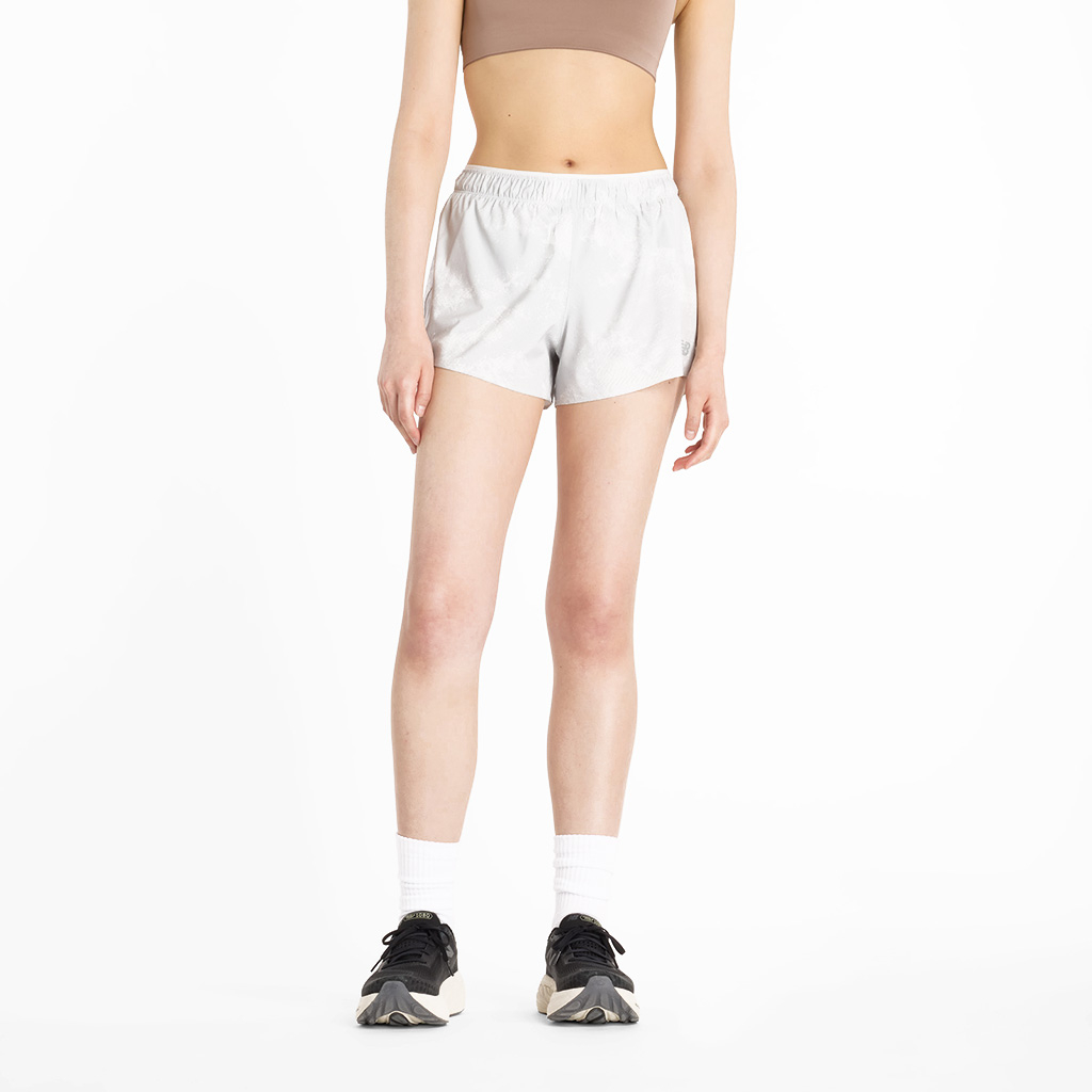 New Balance Women's Noir Rc Printed Short 3Â Black