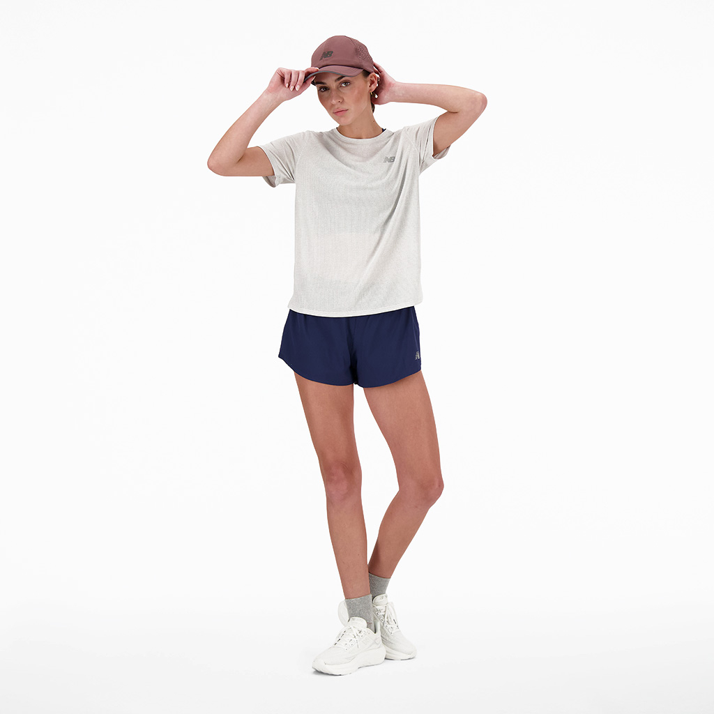 New Balance Women's Gris Athletics T-Shirt Gray