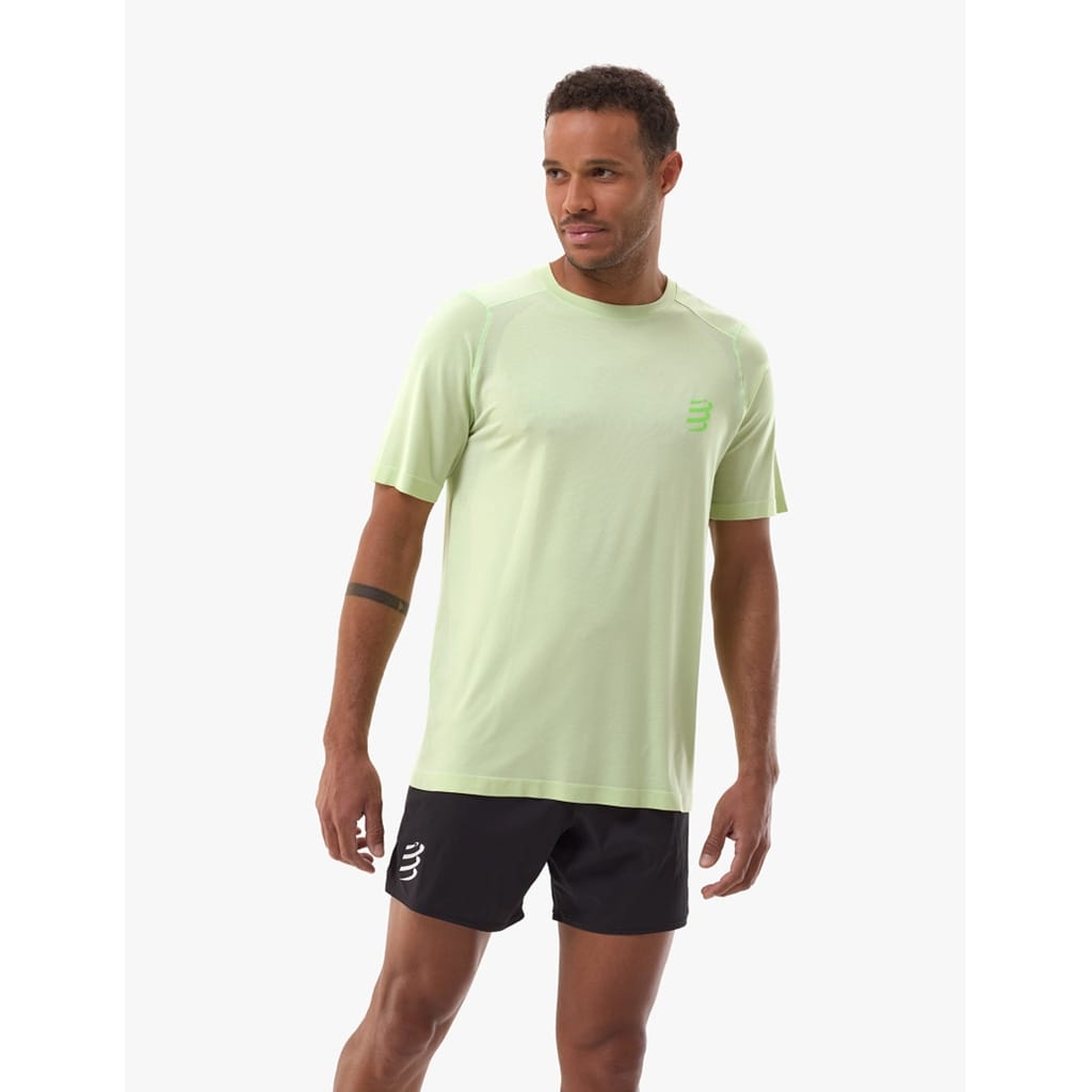 Compressport Jaune Performance Tshirt Man Yellow