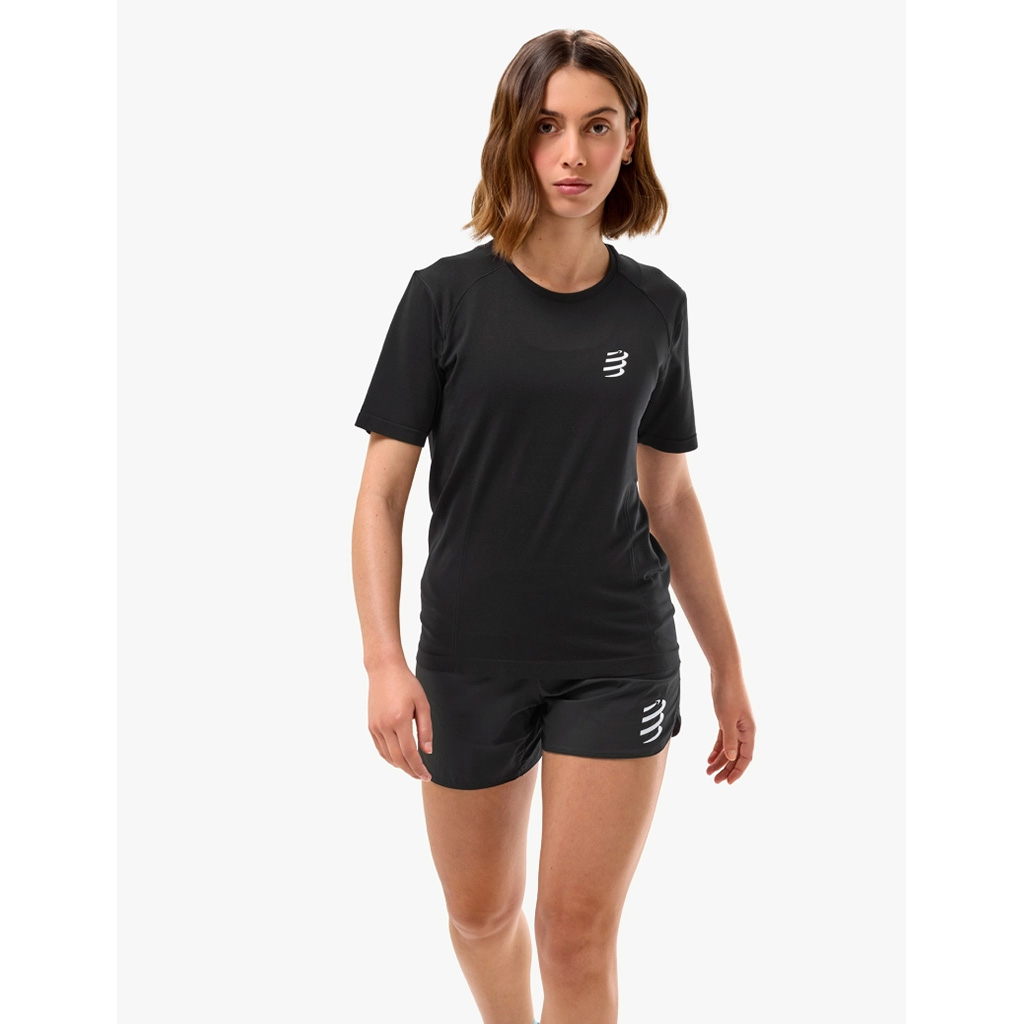 Compressport Women's Noir Performance Tshirt Black