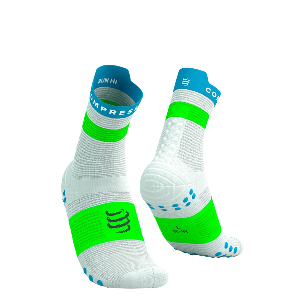 Compressport Blanc Pro Racing Socks V4.0 Run High White