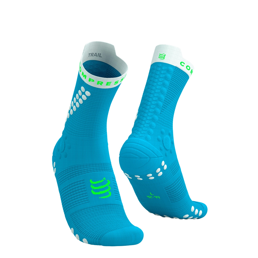 Compressport Bleu Pro Racing Socks V4.0 Trail Blue