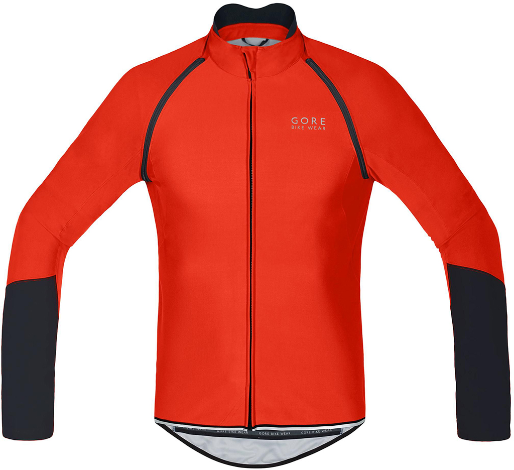 Gore Wear Maillot Power Windstopper Soft Shell Zip-Off Orange S 