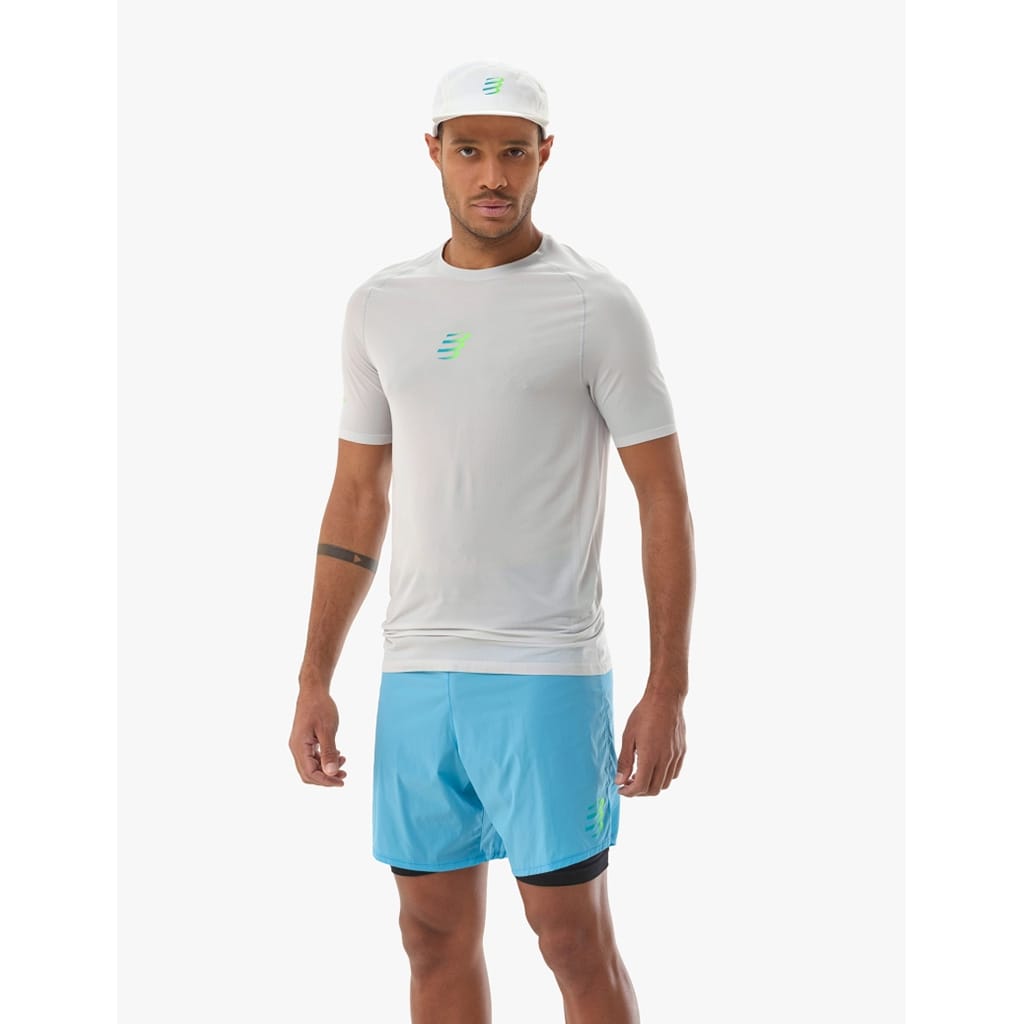 Compressport Gris Trail Racing Tshirt Man Gray
