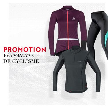 promos vêtements cycle